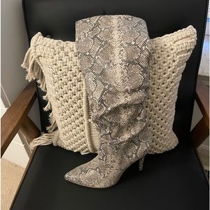 Brand New Jessica Simpson Animal Print Boots